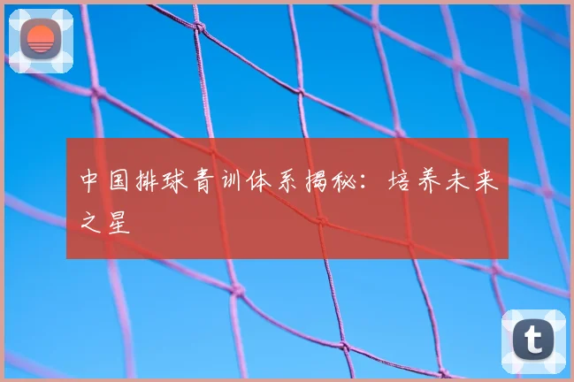 中国排球青训体系揭秘:培养未来之星